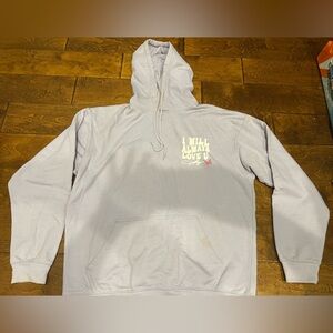 Lavender Hoodie with Graphic Print from Dollywood Size Medium